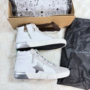 Vintage Havana White High-Top Sneakers Sz 6. NEW - NWT